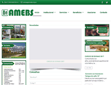 Tablet Screenshot of amebs.org.ar